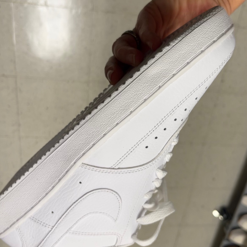 NWOT NIKE Court Lows All White no original box size 11 - Picture 7 of 17
